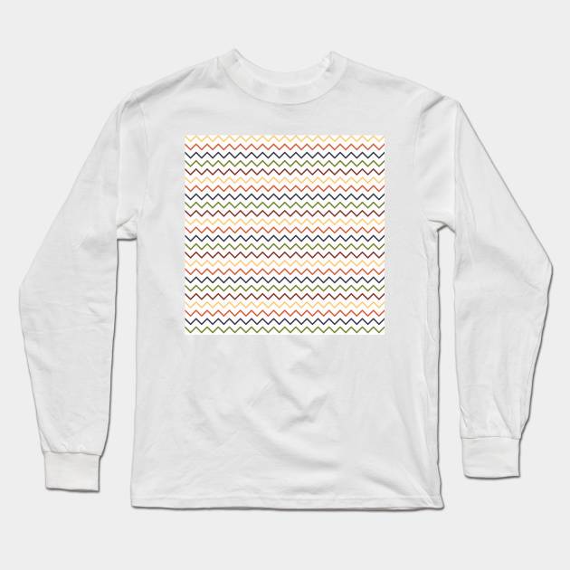 Background Soursop Line Long Sleeve T-Shirt by Alvd Design